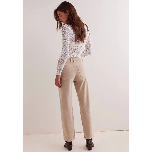 COPY - WE THE FREE Risk Taker High Rise Straight Corduroy Pants Women's Sz 28 N… - Picture 11 of 16